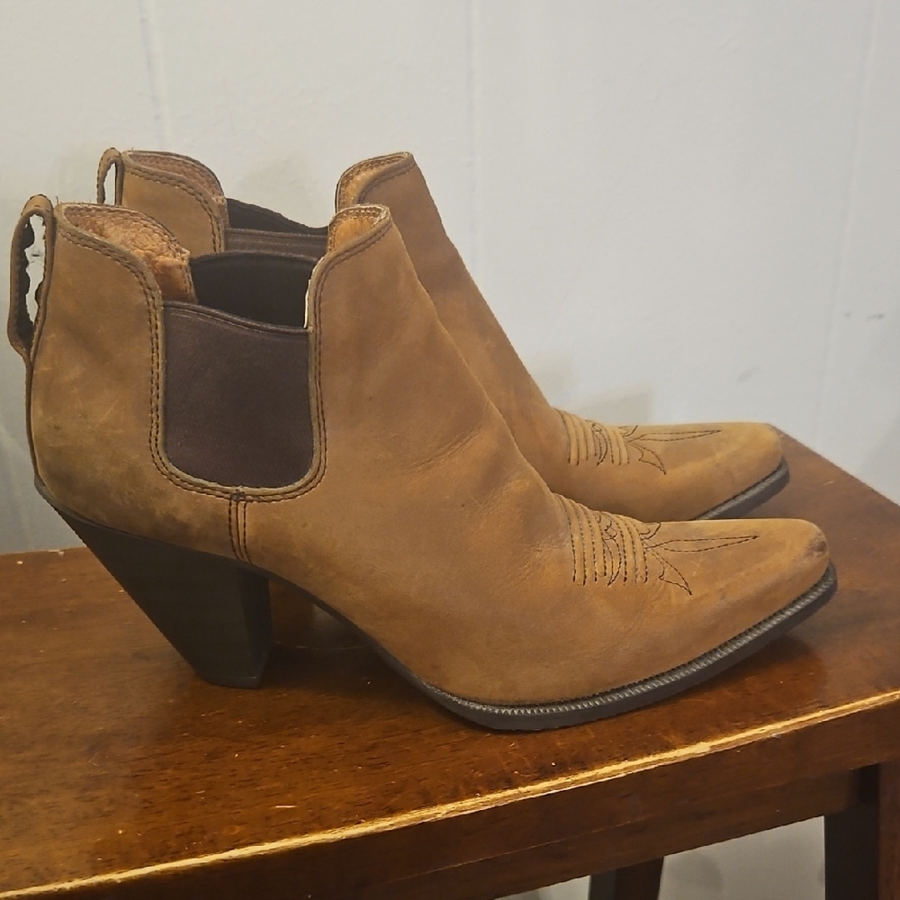 Twisted X Brown Western Ankle Boots